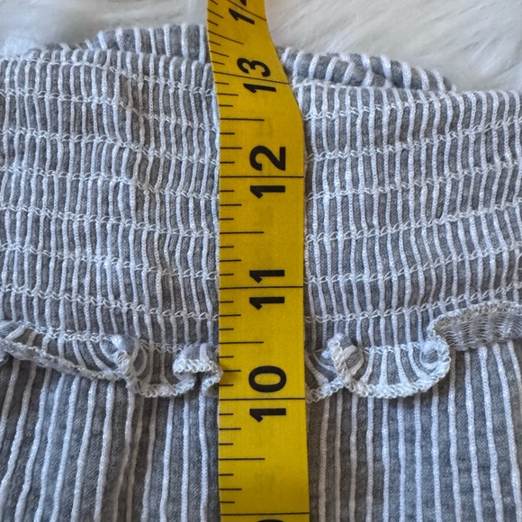 Caution to the Wind Size Large Gray Ribbed Women's Jumpsuit - Picture 9 of 10